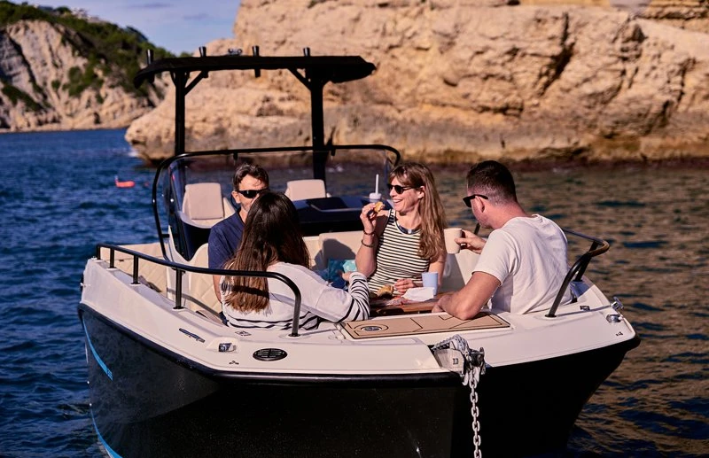 QS 805 OPEN + MERCURY F 250 XL VERADO — photo 9