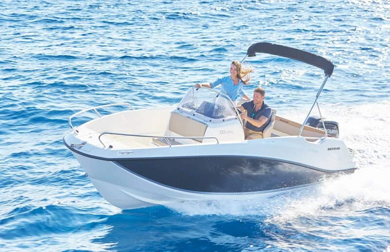QUICKSILVER 555 OPEN + MERCURY F 100 ELPT EFI — photo 6