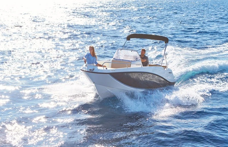 QUICKSILVER 555 OPEN + MERCURY F 100 ELPT EFI — photo 2
