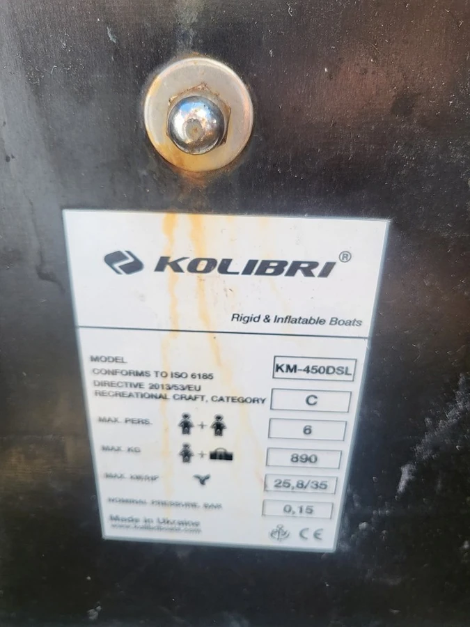 KOLIBRI KM 450 DSL + MERCURY F 9,9 MH — photo 14