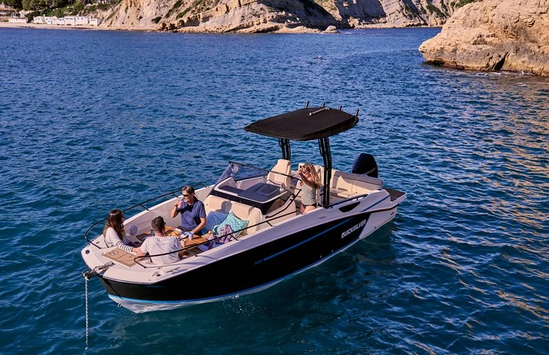 QS 805 OPEN + MERCURY F 250 XL VERADO — photo 3