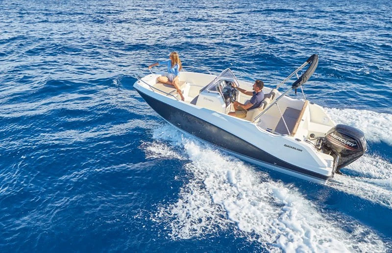 QUICKSILVER 555 OPEN + MERCURY F 100 ELPT EFI — photo 17