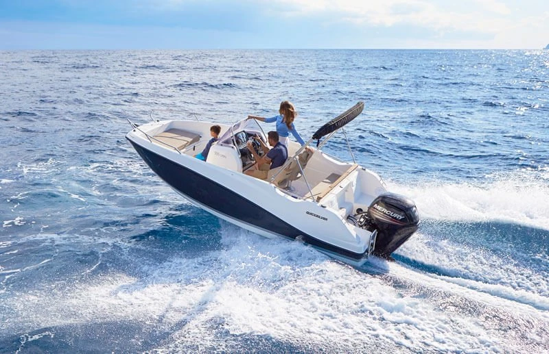 QUICKSILVER 555 OPEN + MERCURY F 100 ELPT EFI — photo 16