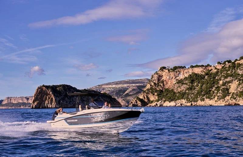 QS 805 OPEN + MERCURY F 250 XL VERADO — photo 5
